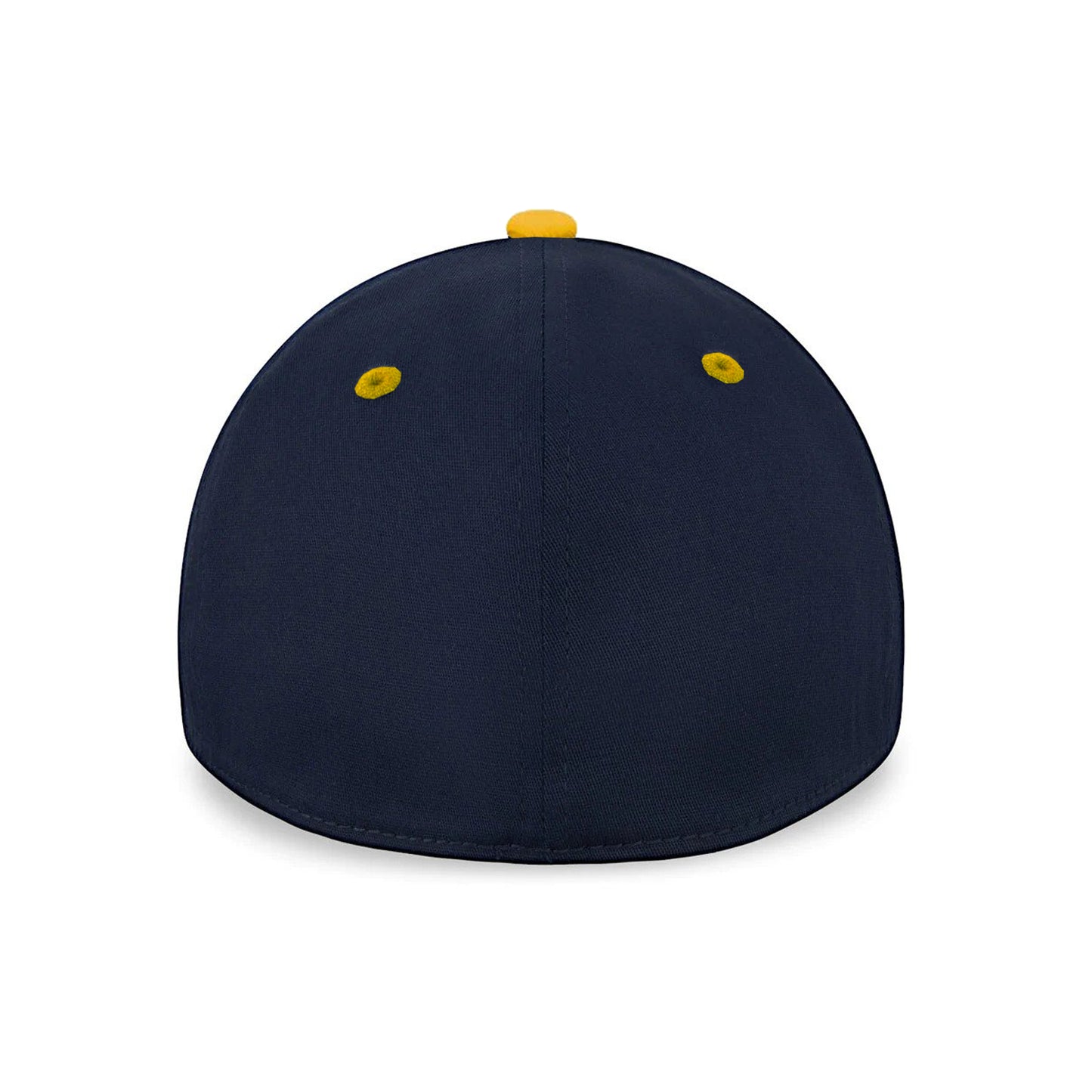 New Era 39Thirty Stretch Fit Baseball Hat - Navy & Yellow