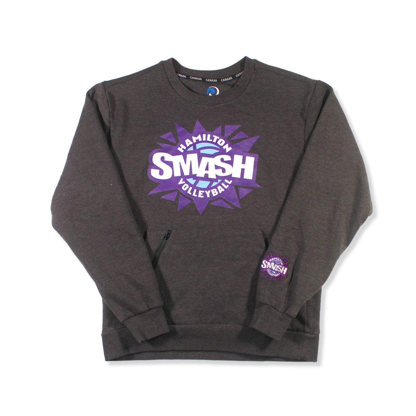 Vintage Crew Sweatshirt - Dark Heather Grey