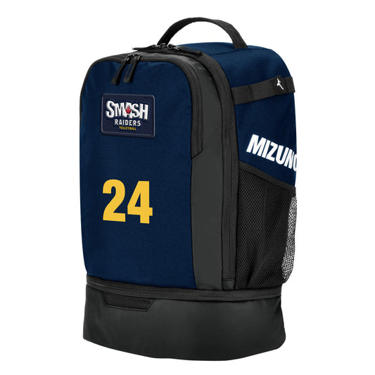 Mizuno Crossover 24/25 Season Backpack In Navy & White