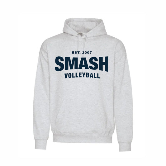 Smash Volleyball 2025 Collegiate Hoodie Grey